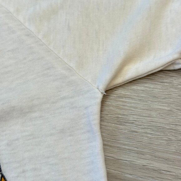 Rare Vintage 80's Hanley Enterprises Racing Ringer Single Stitch T-Shirt - Small - Picture 9 of 9